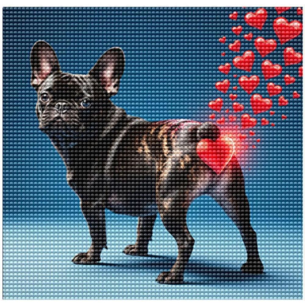Diamond Art Kit - Puppy Love box-i